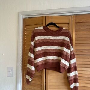 Hollister cropped sweater